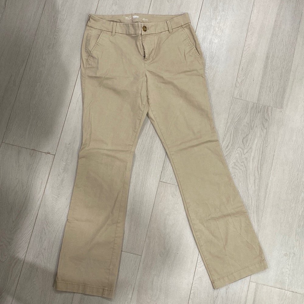 old navy bootcut khakis